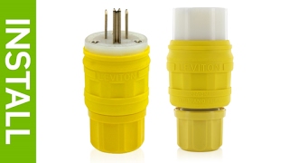 How to Install Leviton Wetguard Watertight Plugs and Connectors