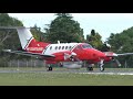  hm coast guard beech 200 super king air take off from london southend