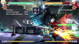 BlazBlue Central Fiction Es instant air dash JD ver 2