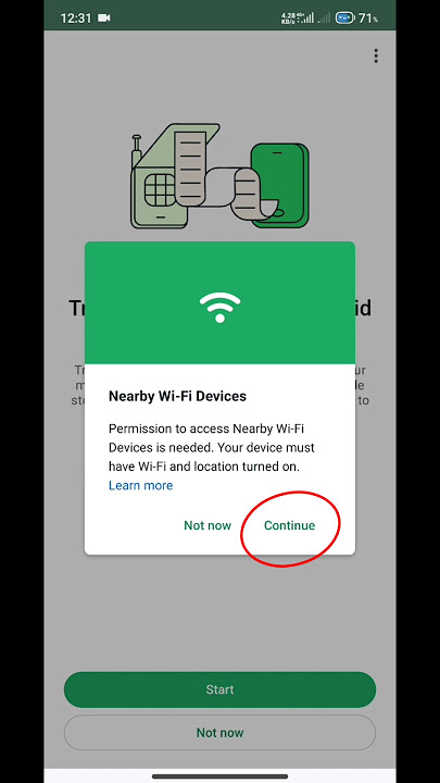 How transfer whatsapp chats from android to android #shorts