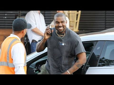 exclusive---kanye-west-is-congratulated-on-his-new-album