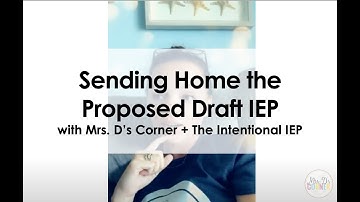 Send Home Draft IEPs BEFORE the Meeting: Why It Matters and Exactly How to Do It