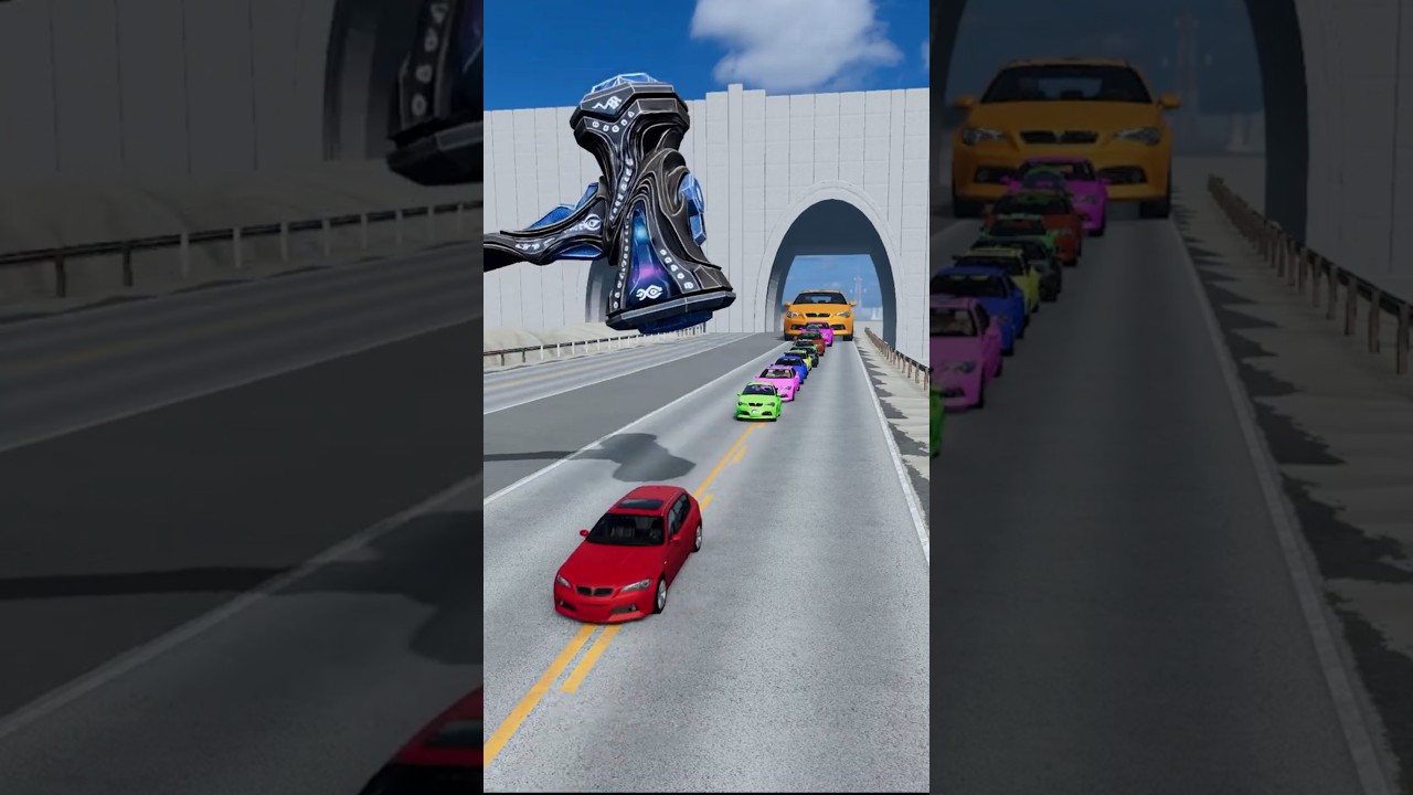 Colorful Small To Giant Cars vs Hammer #62