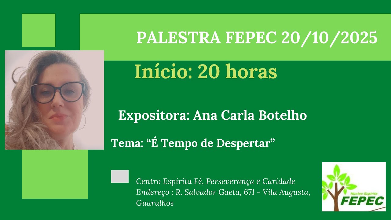 Palestra FEPEC 20/10/2025 - Ana Carla Botelho