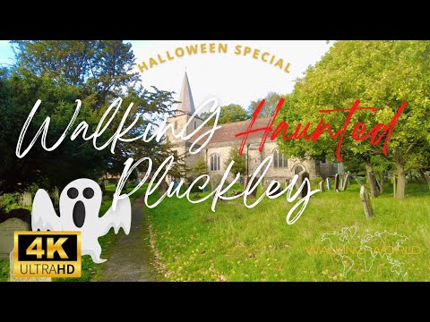 Walking Most Haunted Village in England UHD 4K | Pluckley Halloween Special | October 2022