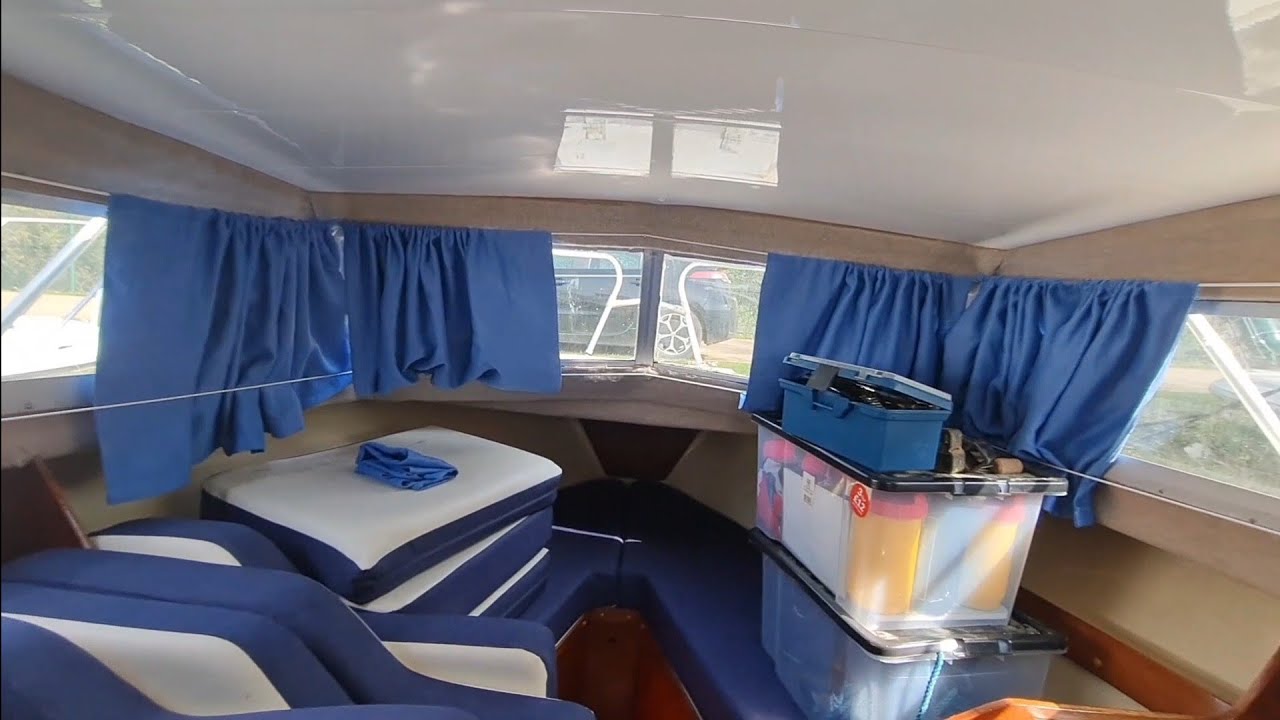 Birchwood 22 River Cruiser Boat Project 17 - Finishing Roof Panels and Interior