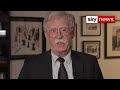 Trump's former adviser John Bolton says White House 'in a panic' after President gets coronavirus