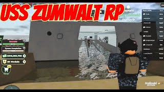 : USS Zumwalt RP on War Tycoon ( Raiding ) Roblox