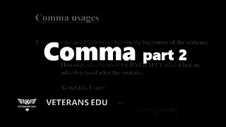 Comma part 2 (different usages) | Essential  Punctuation | SAT Grammar #1 | Daniel’s SAT Writing 101