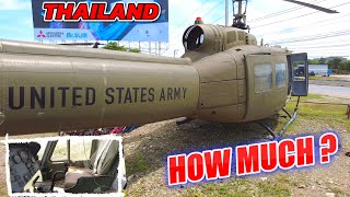 How Much To BUY a Huey Helicopter In THAILAND 2022 ? (Bell UH-1 Helicopter)