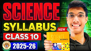 Class 10 Science New Reduced Syllabus 2025-26 ✅️ | 10th Science Updated Syllabus 2026🔥