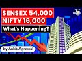 Sensex hits 54000 mark for first time and NIFTY above 16000 points - Economy Current Affairs UPSC