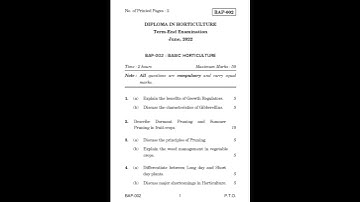 BAP - 2  June 2022 Question Paper