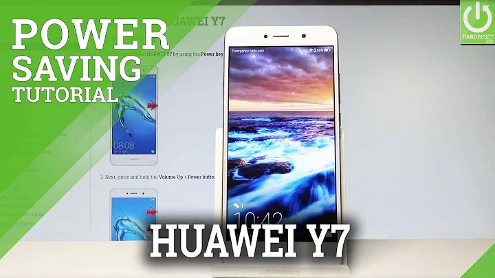How to Use Power Saving Mode in HUAWEI Y7 - Allow Battery Saver