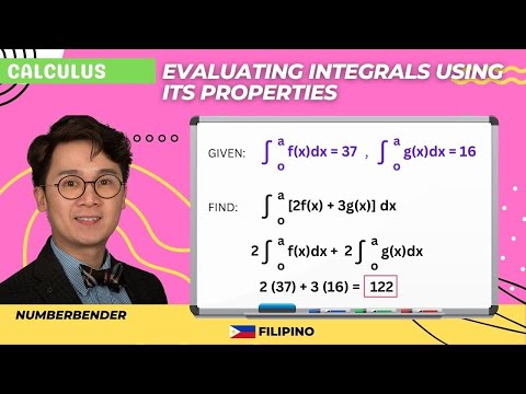 Video lesson: Properties of Definite Integrals Worksheet (Filipino lesson · Tagalog)