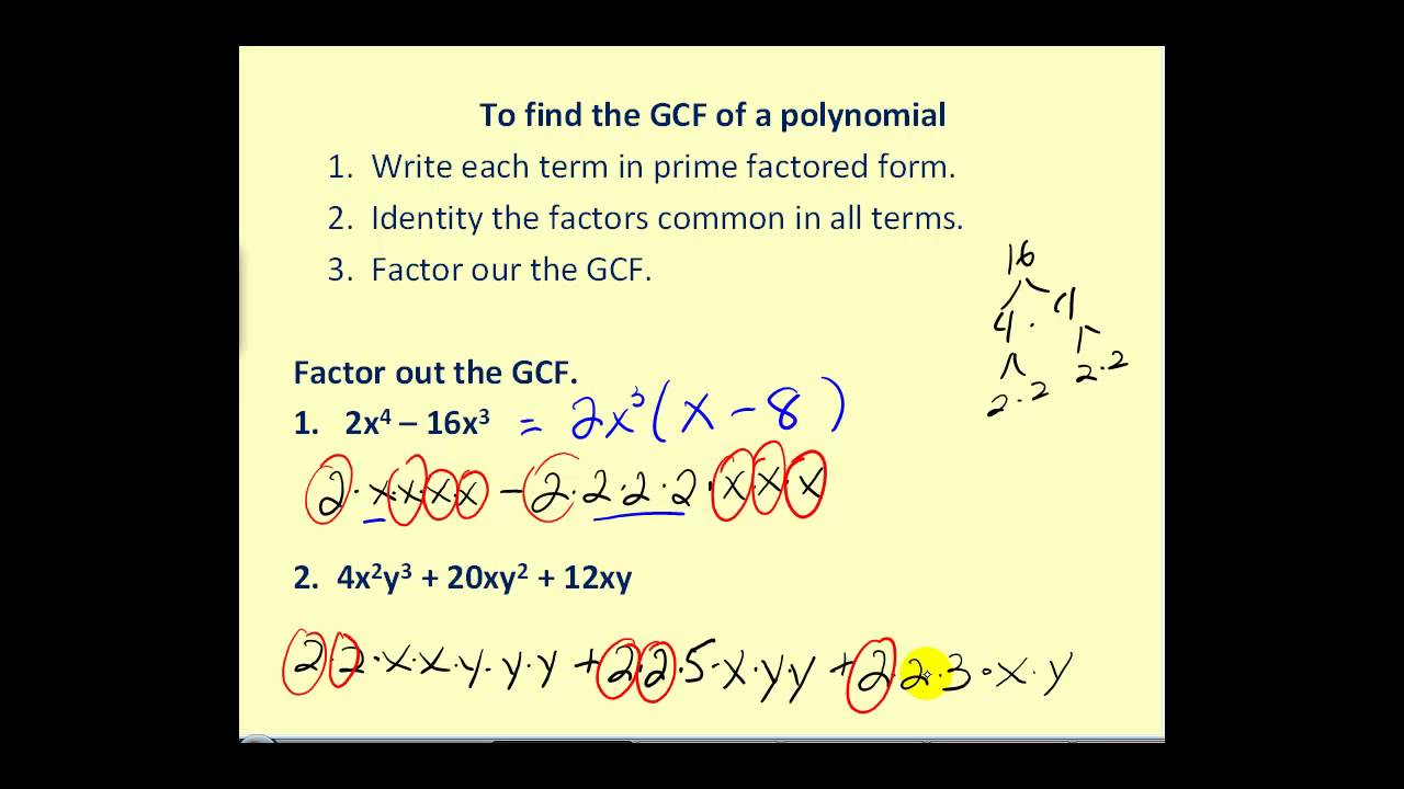 Factoring Quadratic Equations - Common Factors (examples Regarding Factoring Quadratic Trinomials Worksheet