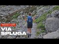 La via spluga  trekking 4 tappe  svizzera e italia