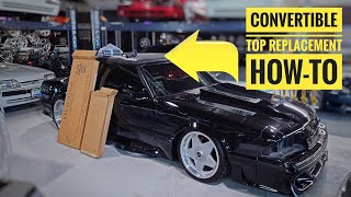 19831993 Foxbody Mustang Convertible Top Replacement Video *FULL HOWTO*