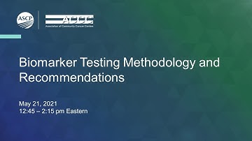 Optimizing Advanced NSCLC Biomarker Testing, Treatment and Management Session 2