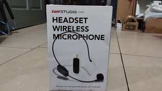 Download Lagu Review mic bando/mic imam masjid/headset wireless Taffstudio HX-W002 | Mic bando terlaris MP3