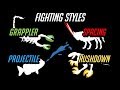 The 4 animal combat styles