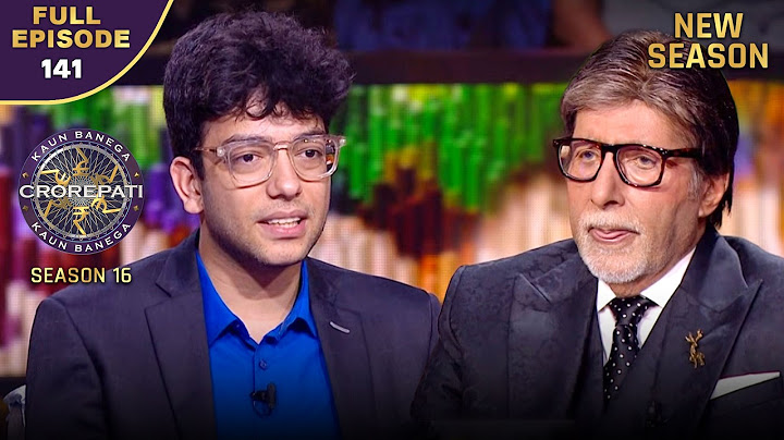 New Season | KBC S16 | Ep.141 | Full Episode | Big B ने इस contestant को दी अपनी शुभकामनाएं