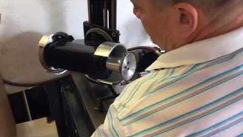 Router bit sharpening on a Cuttermaster Professional