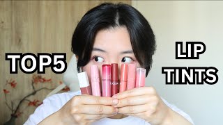 TOP5 LIP TINTS FROM ASIAN-BEAUTY