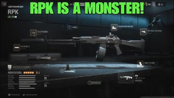 best rpk class in mw2 (best rpk class setup)
