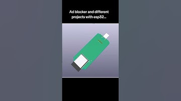 🚀 Ad-free internet with ESP32! #arduino #kicad #cnc #electronics #smartphone #maker #3dprinting #pcb