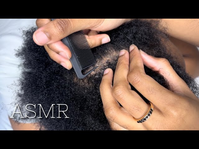 ASMR Scalp Scratching to help you relax💆🏽‍♀️✨