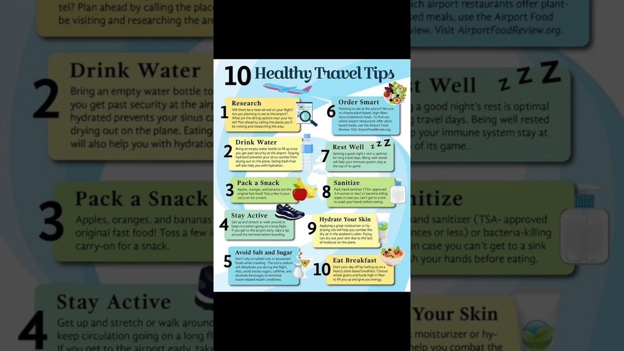 10 healthy travel tips