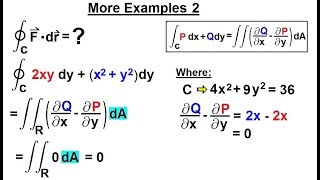 Calculus 3: Green's Theorem (16 of 21) More Examples 2
