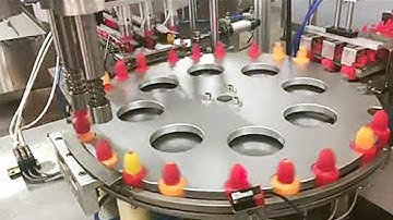 Twist spout caps assembly equipment honey cap assembler