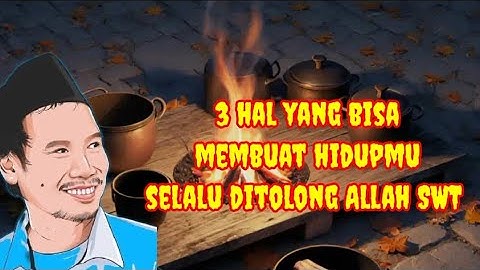 3 hal yang bisa membuat hidupmu ditolong Allah SWT ~~#ngajigusbaha 