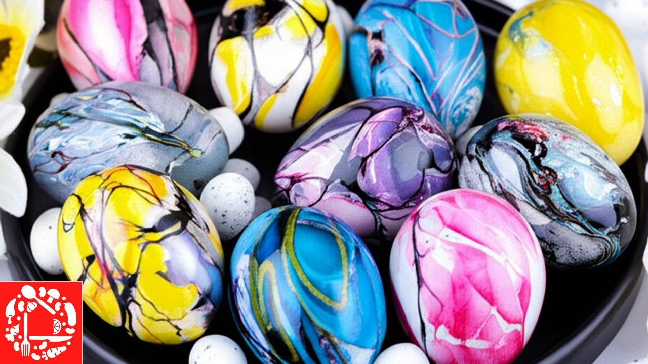 ВСЕГО ЗА 3 МИНУТЫ! Красить яйца ОЧЕНЬ ЛЕГКО! Как покрасить пасхальные яйца?