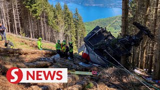 Italian cable car crash kills 14 people, child seriously hurt