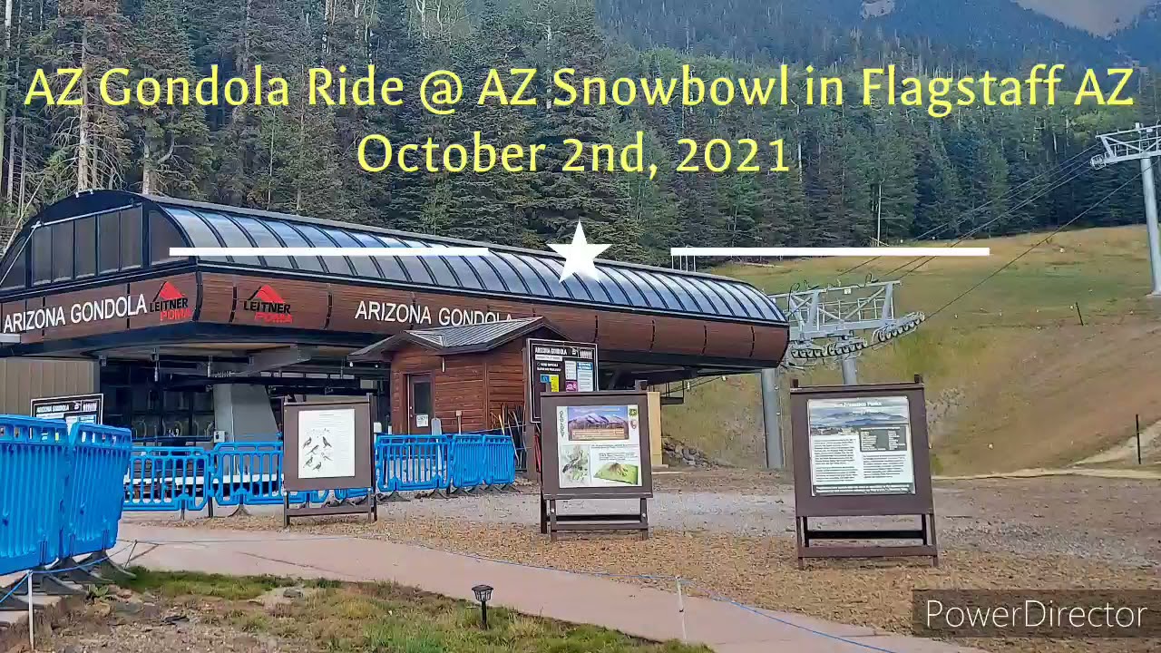AZ Gondola Ride AZ Snowbowl in Flagstaff AZ YouTube