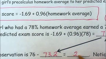 Residuals and Residual Plots