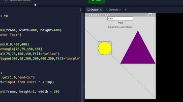 How to make a GUI in Python using Tkinter including textbox, buttons and graphics.