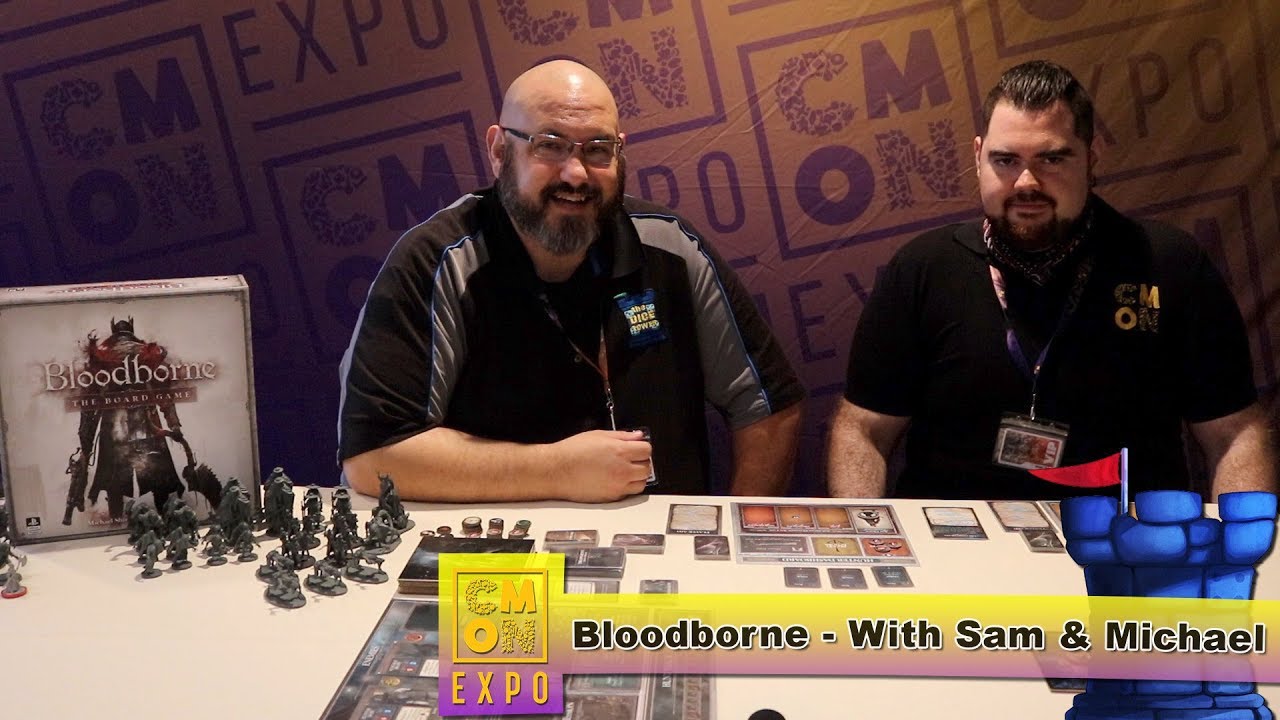 CMON Expo Bloodborne The Board Game with Sam Healey and Michael