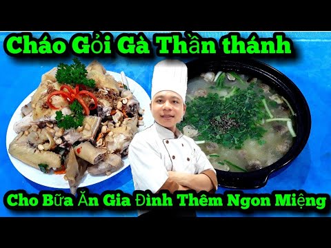 Hướng dẫn Cách nấu cháo gà ngon – Bí Quyết " Làm Món Cháo Gà Bóp Gỏi Ngon Tuyệt Cú Mèo