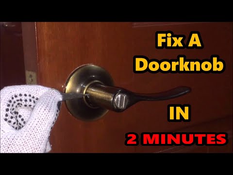 Fix A Doorknob IN 2 MINUTES!