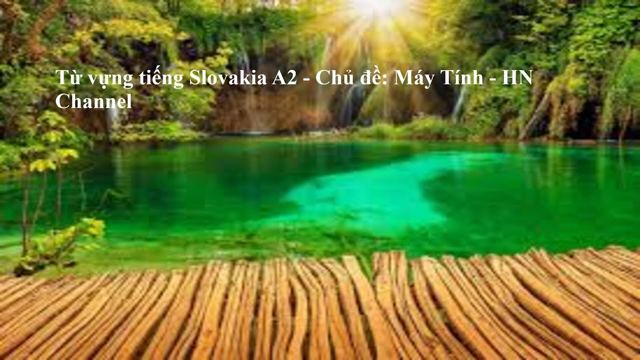 # 81 Từ vựng tiếng Slovakia A2 - Chủ đề: Máy tính - HN Channel