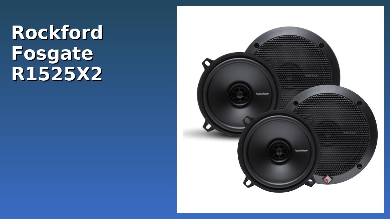 REVIEW (2026): Rockford Fosgate R1525X2 Speakers. Features. - YouTube