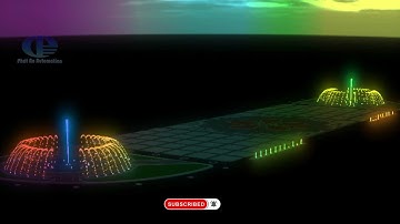 Thiết Kế Mô Phỏng Phun Nước Nghệ Thuật Quảng Trường Bảo Yên Lào Cai