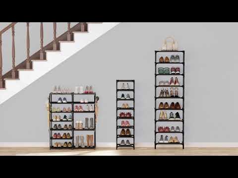 Tribesigns 7-Tier Shoe Rack, Vertical Shoe Storage Organizer