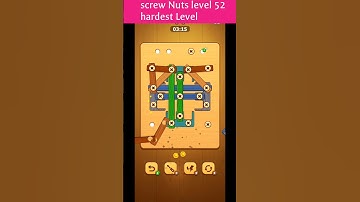 This Level Broke My Brain (Screw Nuts Level 52) #shorts #screwnuts  #laststand