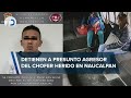 Detienen a presunto agresor de chofer de transporte público en Naucalpan