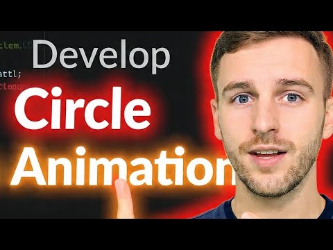 How to Build Circle Animation Using HTML CSS and JavaScript step by step tutorial #coding